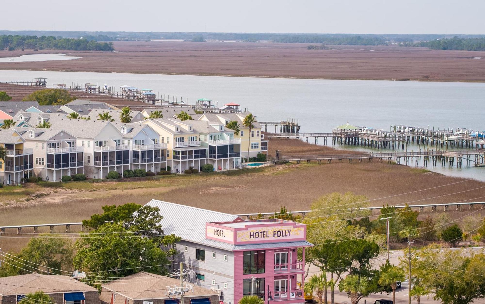 Hotel Folly With Marsh And Sunset Views Folly Beach Esterno foto